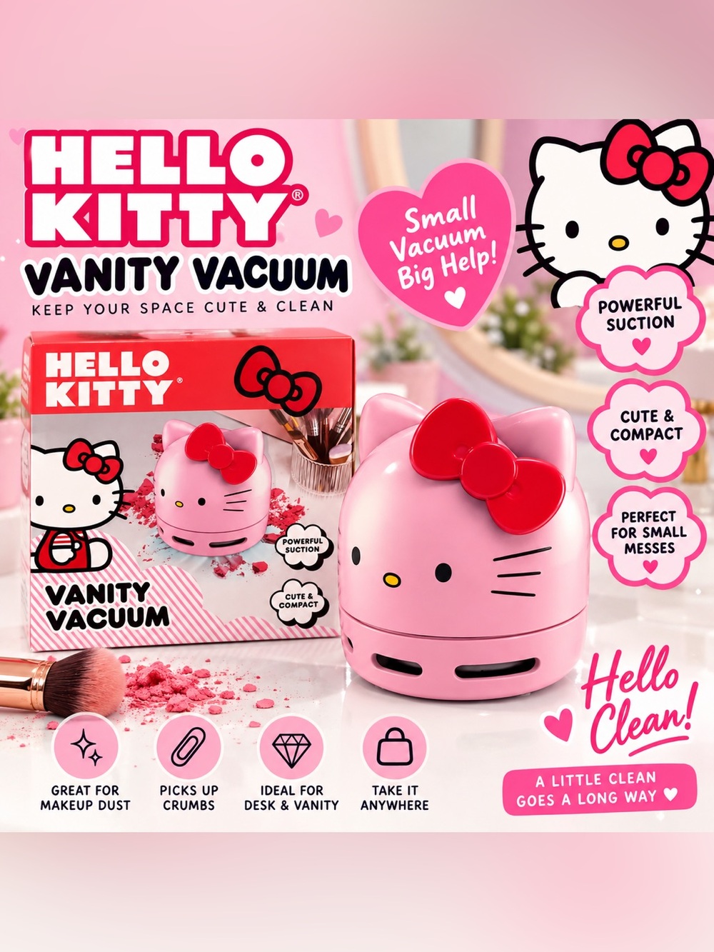Hello Kitty Vanity Vacuum